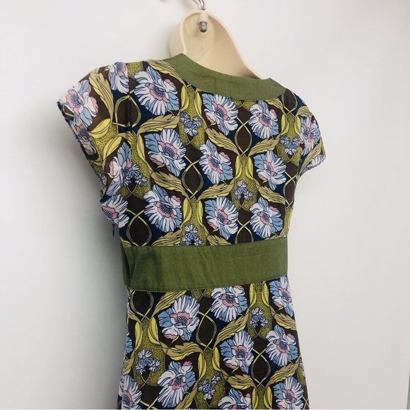 Free People Floral V-neck Dress - Picture 4 of 16